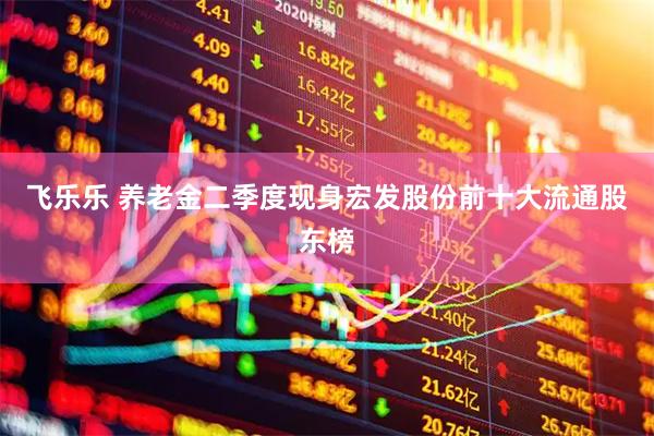 飞乐乐 养老金二季度现身宏发股份前十大流通股东榜